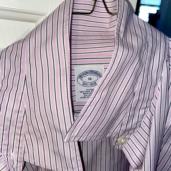 Brooks Brothers Pink and Black Button Down Shirt - Picture 4 of 6